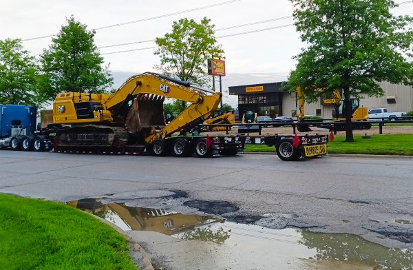 Truck Driving with Large Loads